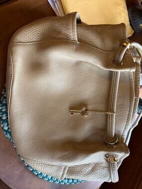 Tan Fossil Bucket Bag NWOT